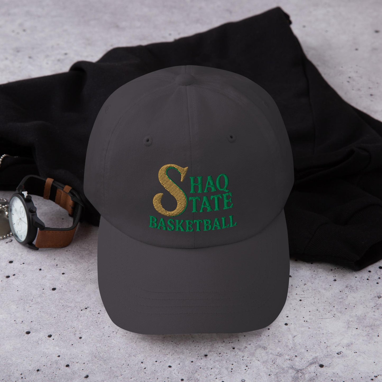 Shaq State Basketball Hat | Sacramento State Basketball NIL GM | Shaquille O&#39;Neal Hornets Horizontal Cap