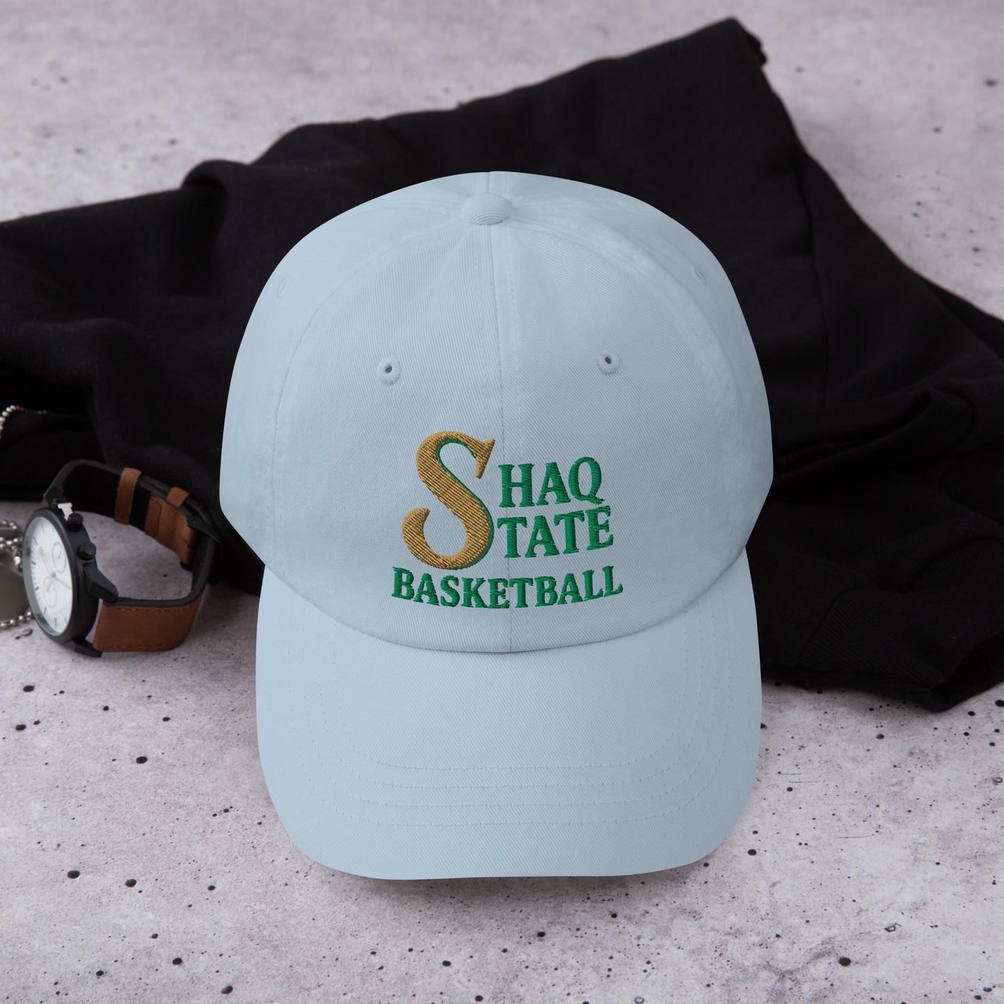Shaq State Basketball Hat | Sacramento State Basketball NIL GM | Shaquille O&#39;Neal Hornets Horizontal Cap