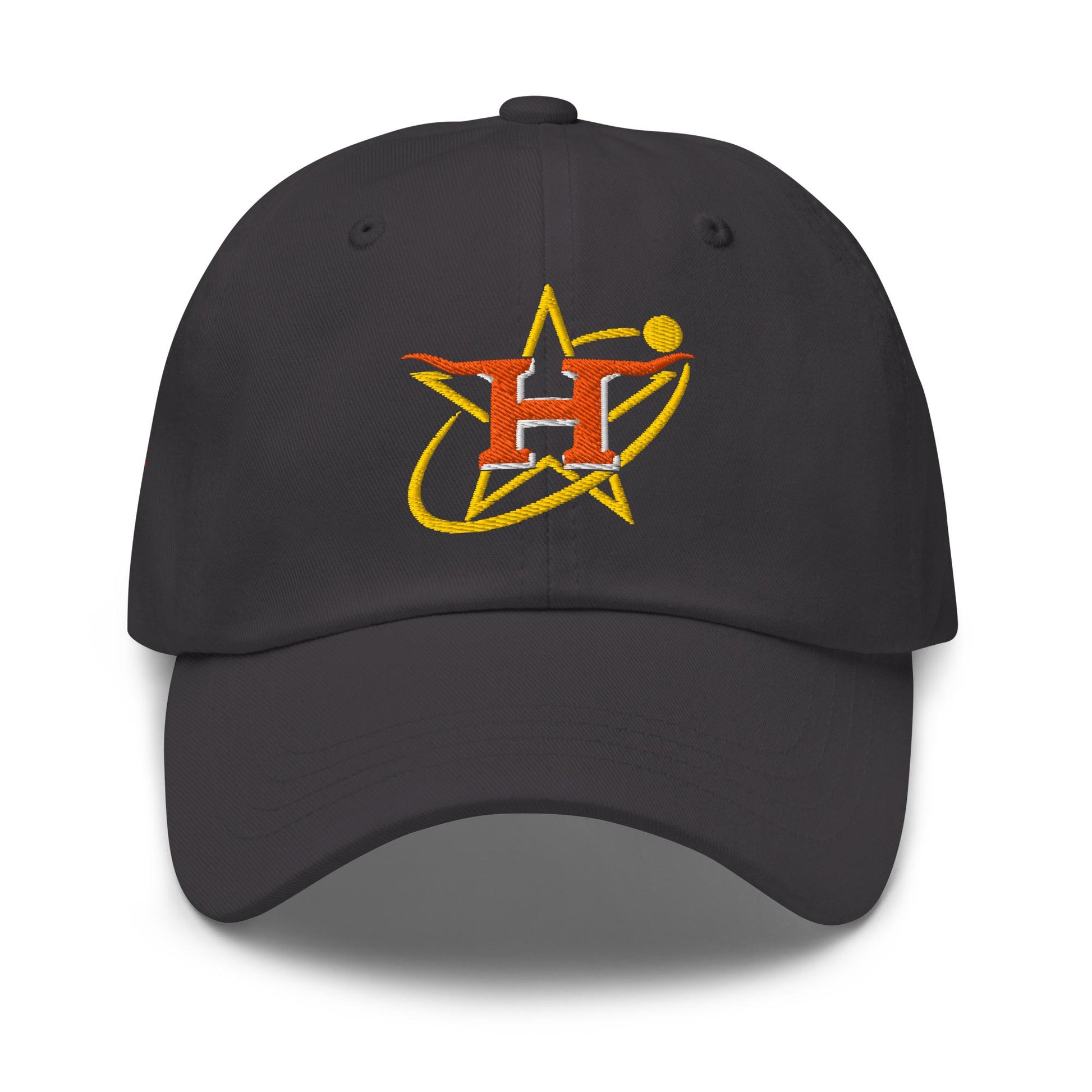 Texas Star Baseball Cap – Lone Star Pride Hat with Longhorn H Side Patch, Retro Houston Colors