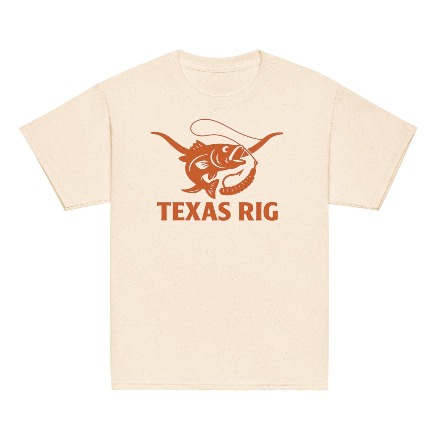 Texas Rig Kids Shirt – Bass Fishing Youth Tee – Outdoors Kid Gift – Texas Pride Shirt Youth classic tee