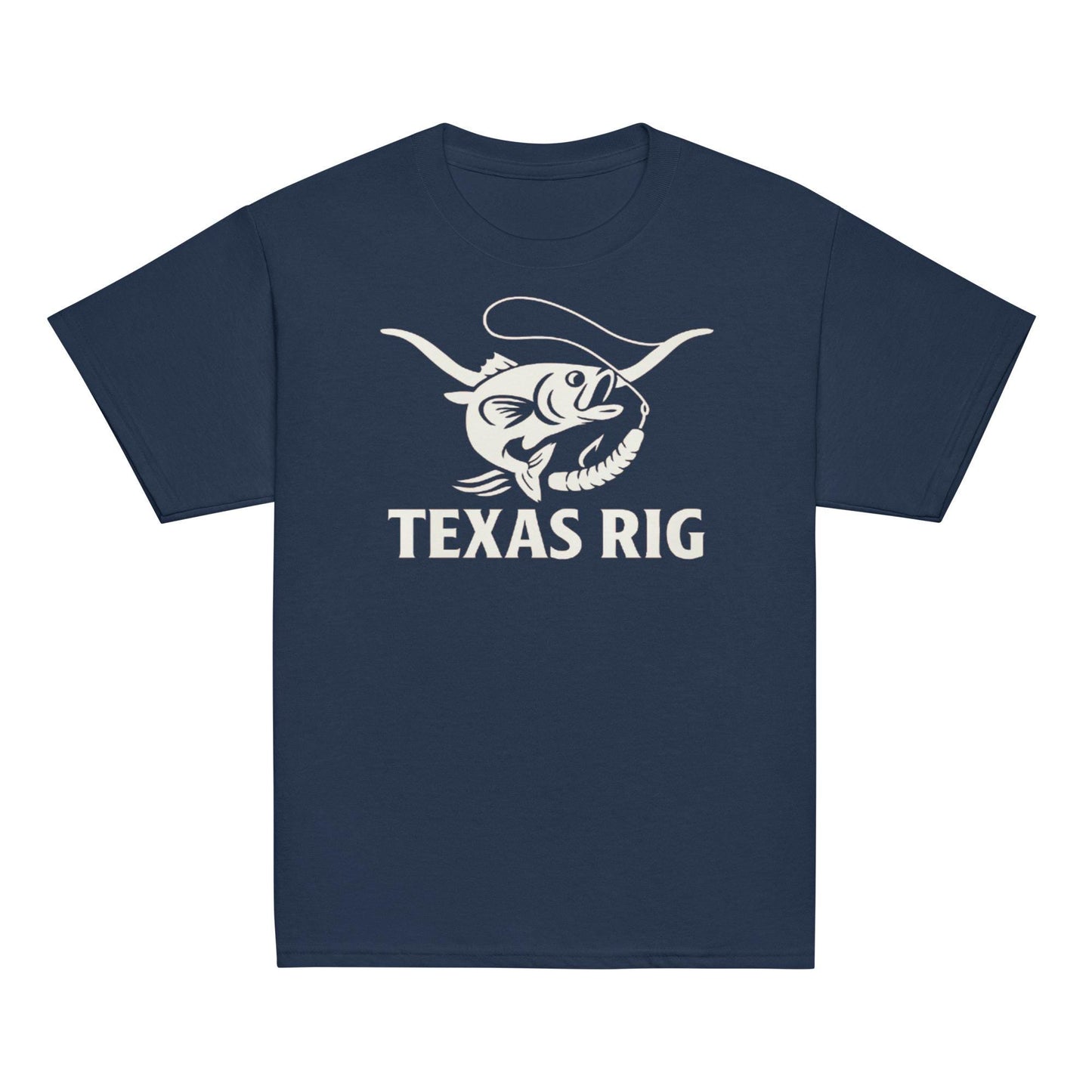 Texas Rig Kids Shirt – Bass Fishing Youth Tee – Outdoors Kid Gift – Texas Pride ShirtYouth classic tee
