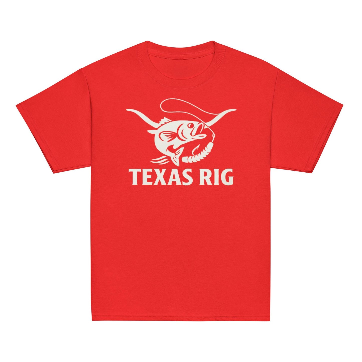 Texas Rig Kids Shirt – Bass Fishing Youth Tee – Outdoors Kid Gift – Texas Pride ShirtYouth classic tee