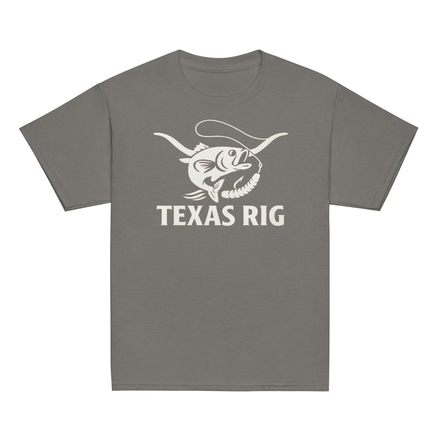 Texas Rig Kids Shirt – Bass Fishing Youth Tee – Outdoors Kid Gift – Texas Pride ShirtYouth classic tee