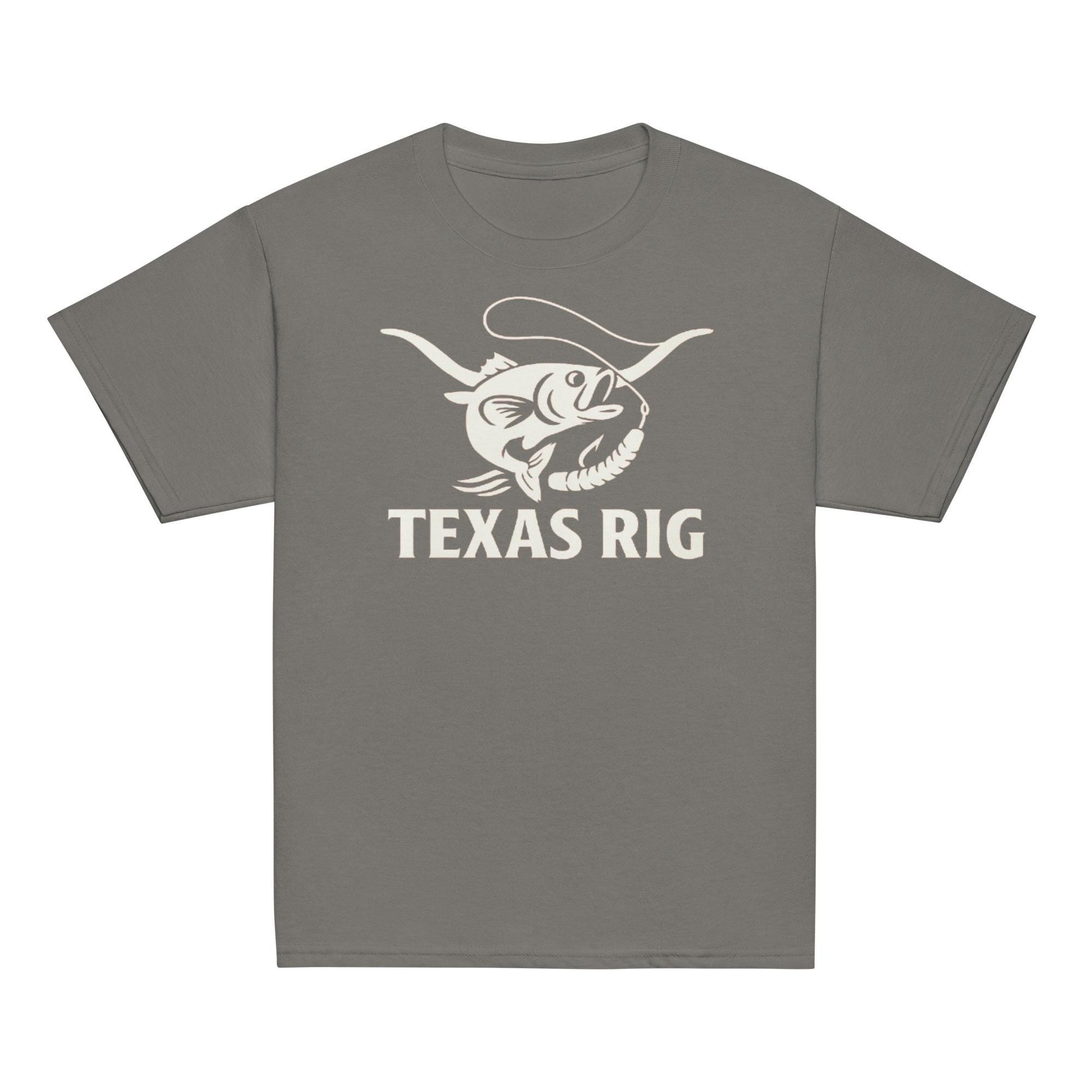 Texas Rig Kids Shirt – Bass Fishing Youth Tee – Outdoors Kid Gift – Texas Pride ShirtYouth classic tee
