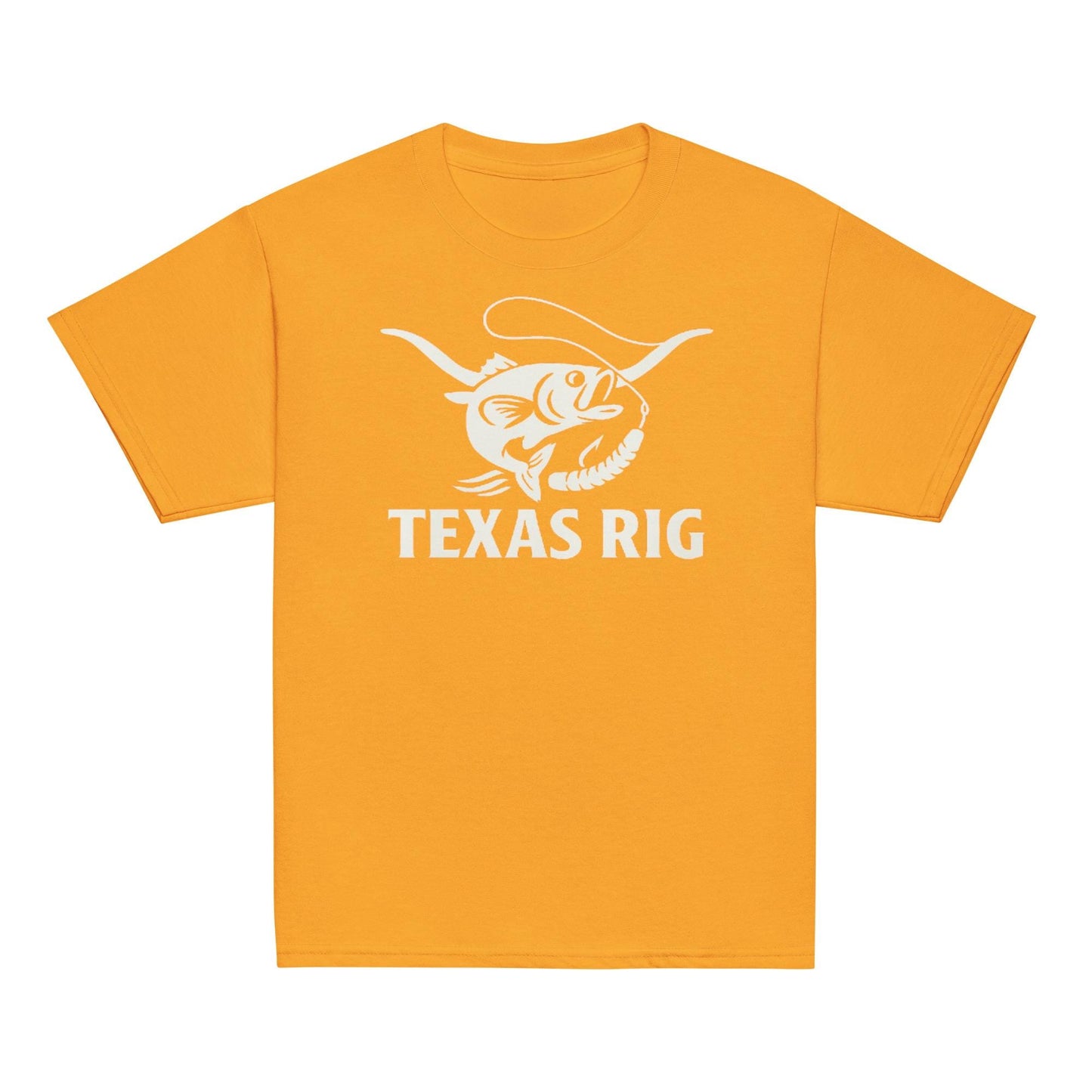 Texas Rig Kids Shirt – Bass Fishing Youth Tee – Outdoors Kid Gift – Texas Pride ShirtYouth classic tee