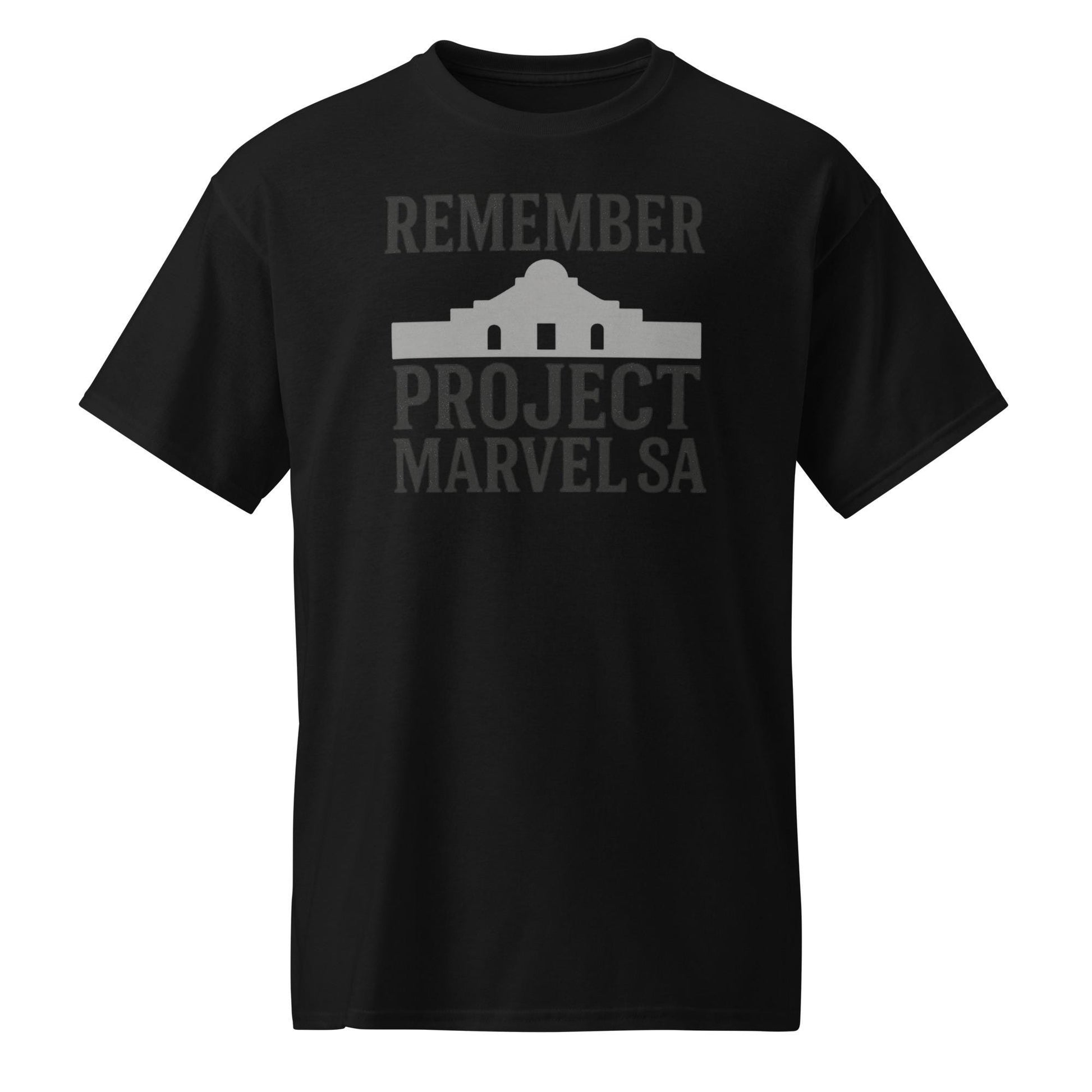 Project Marvel SA Shirt –San Antonio-Inspired Graphic Tee – Remember the Alamo City Streetwear – Texas Urban Style T-Shirt-DryBlend® T-Shirt