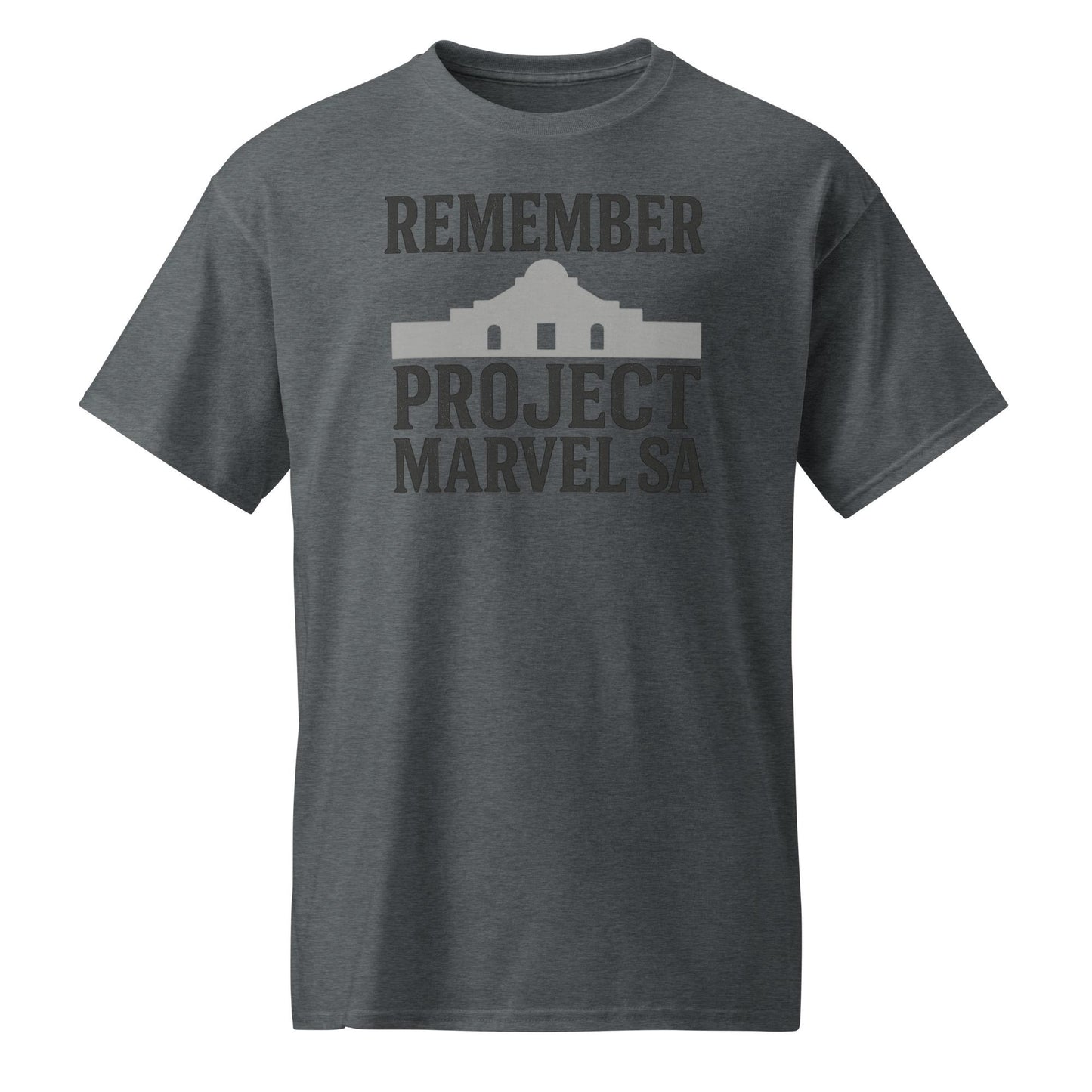Project Marvel SA Shirt –San Antonio-Inspired Graphic Tee – Remember the Alamo City Streetwear – Texas Urban Style T-Shirt-DryBlend® T-Shirt