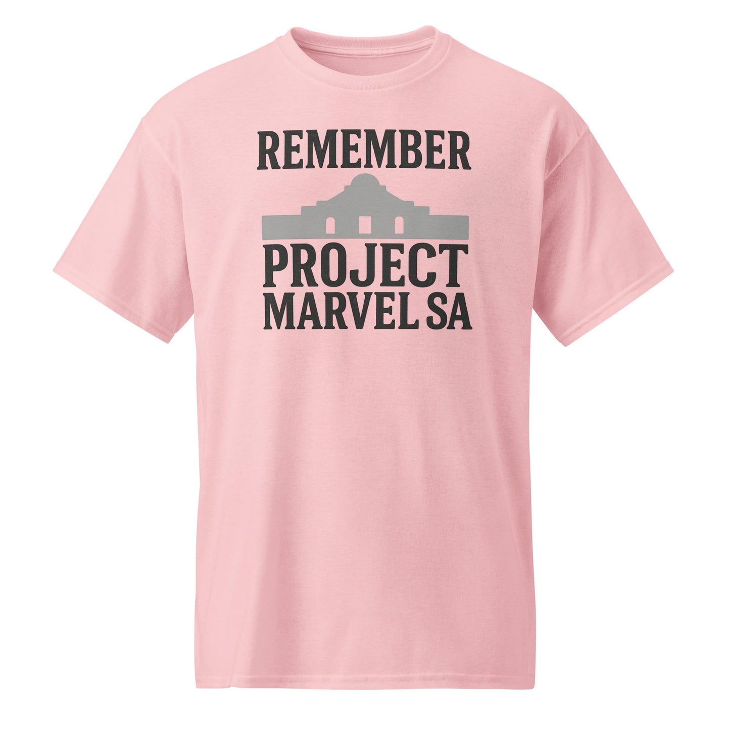 Project Marvel SA Shirt –San Antonio-Inspired Graphic Tee – Remember the Alamo City Streetwear – Texas Urban Style T-Shirt-DryBlend® T-Shirt