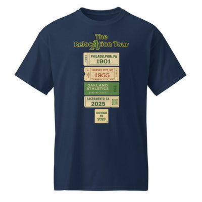 Athletics Relocation Tour Shirt – Now Featuring Las Vegas 2028!-DryBlend® T-Shirt