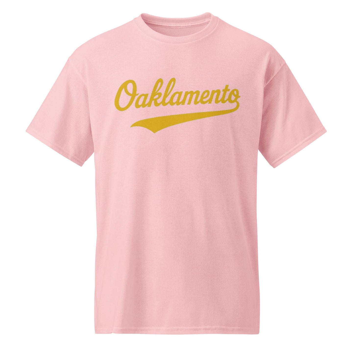 Oaklamento Shirt (gold letters) – Oakland to Sacramento Baseball Fan Tee | Relocation Statement Shirt | A’s Fan DryBlend® T-Shirt
