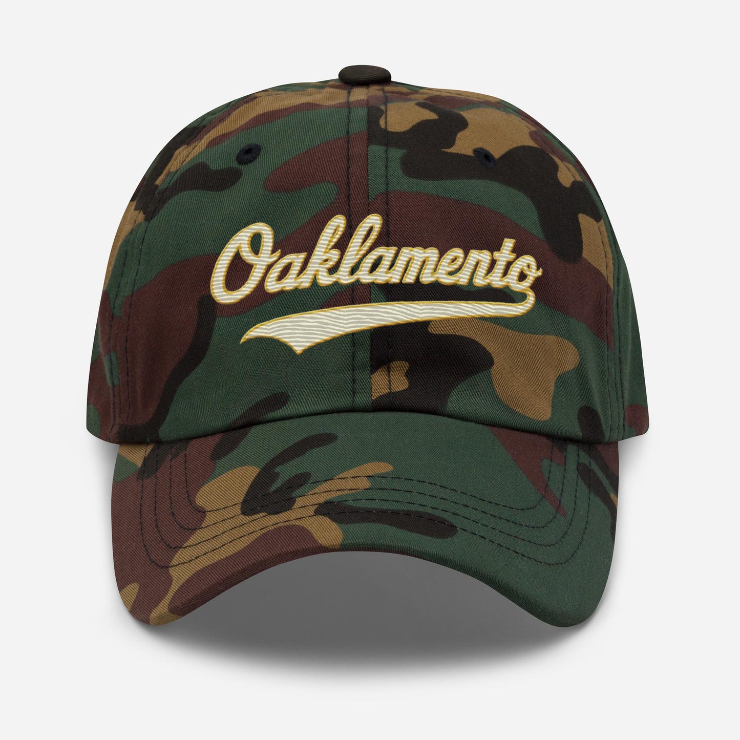 Oaklamento Hat – Embroidered Baseball Cap for A’s Fans | Oakland to Sacramento Relocation Cap