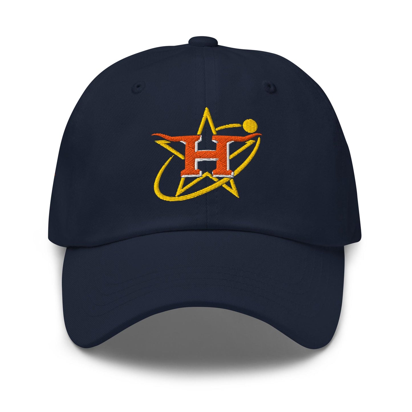 Texas Star Baseball Cap – Lone Star Pride Hat with Longhorn H Side Patch, Retro Houston Colors
