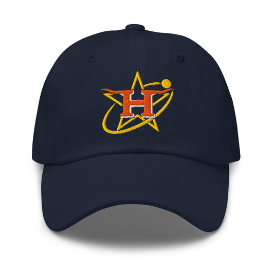 Texas Star Baseball Cap – Lone Star Pride Hat with Longhorn H Side Patch, Retro Houston Colors