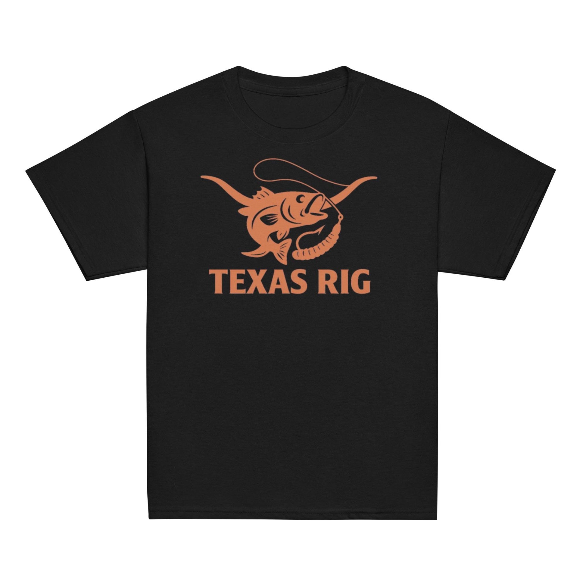 Texas Rig Kids Shirt – Bass Fishing Youth Tee – Outdoors Kid Gift – Texas Pride Shirt Youth classic tee