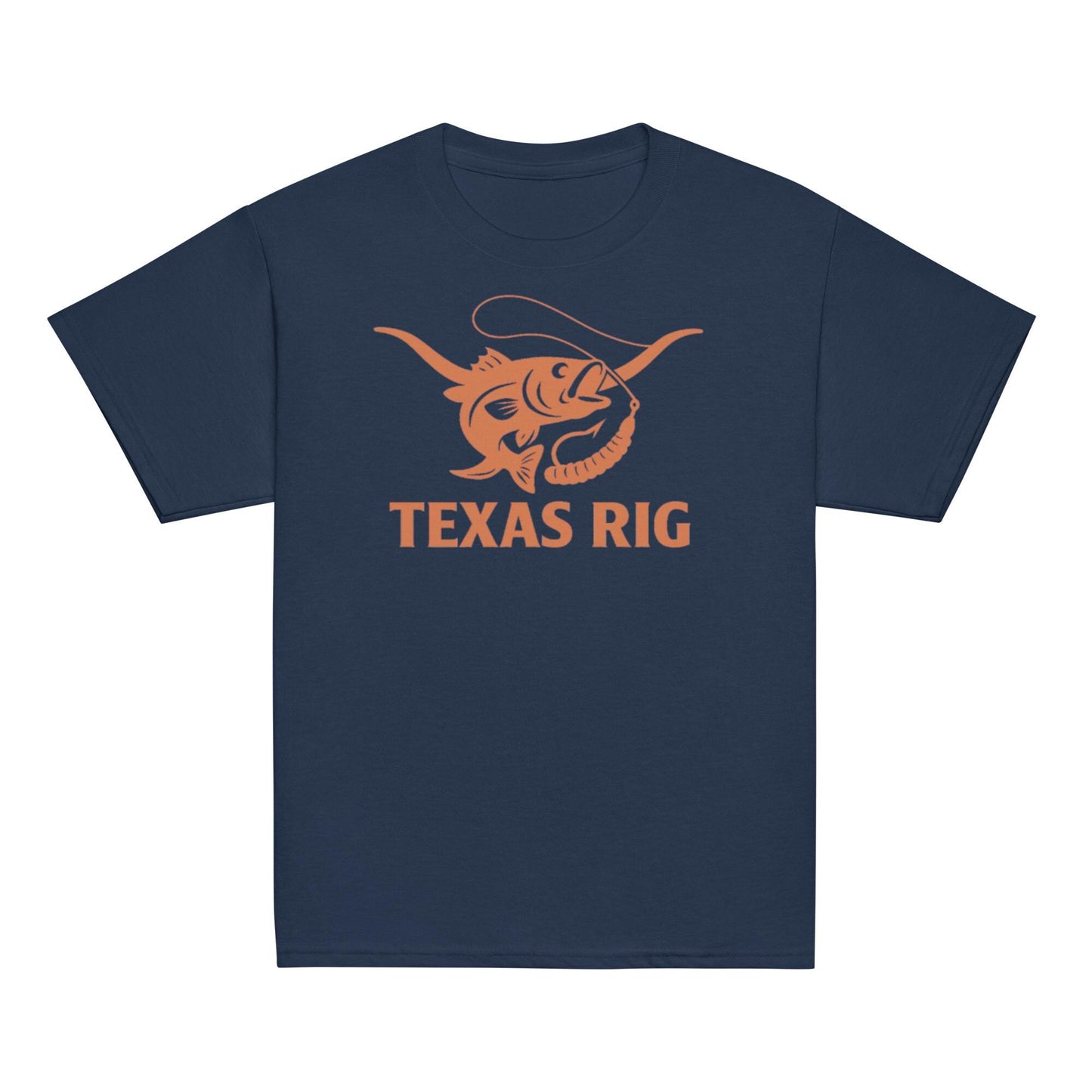 Texas Rig Kids Shirt – Bass Fishing Youth Tee – Outdoors Kid Gift – Texas Pride Shirt Youth classic tee