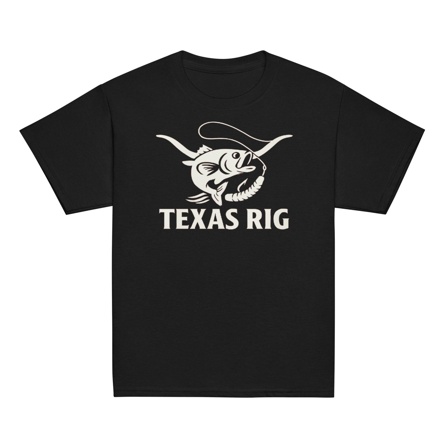 Texas Rig Kids Shirt – Bass Fishing Youth Tee – Outdoors Kid Gift – Texas Pride ShirtYouth classic tee