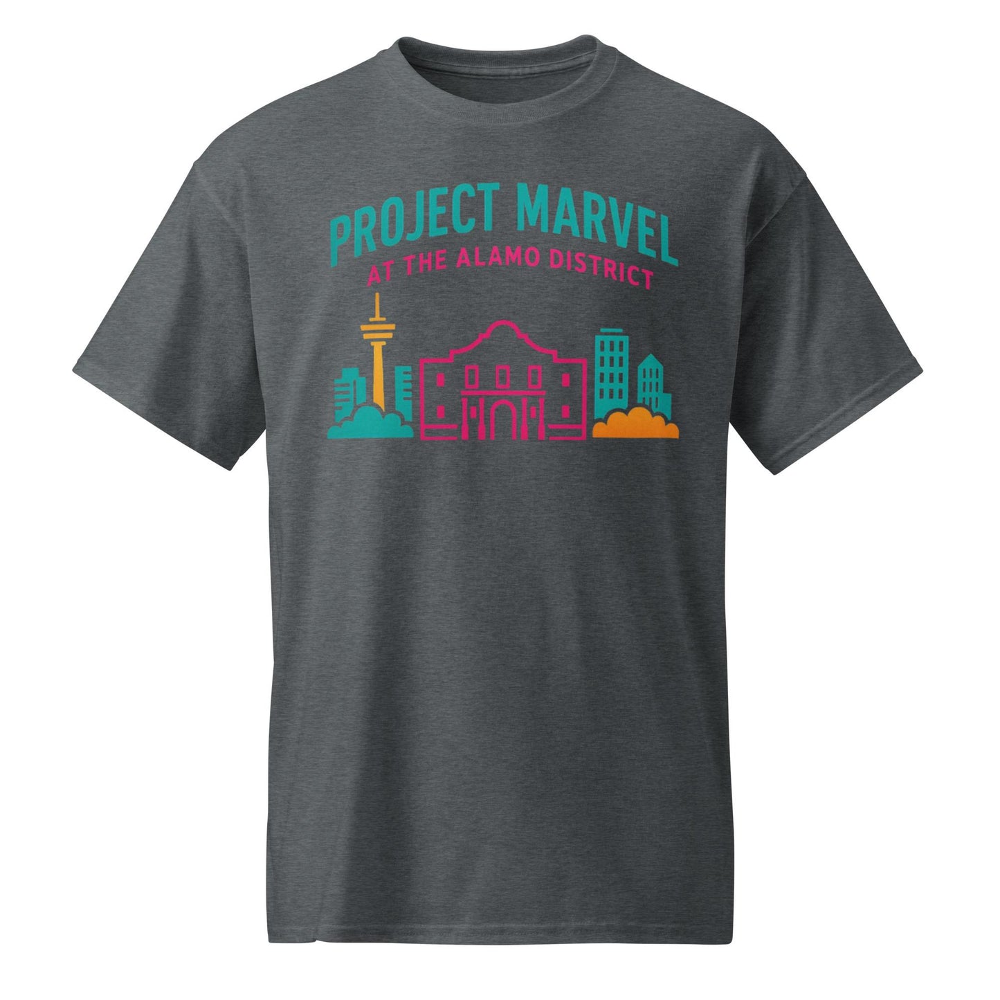 Project Marvel T-Shirt – Fiesta Skyline Edition | Alamo District Tee - DryBlend® T-Shirt