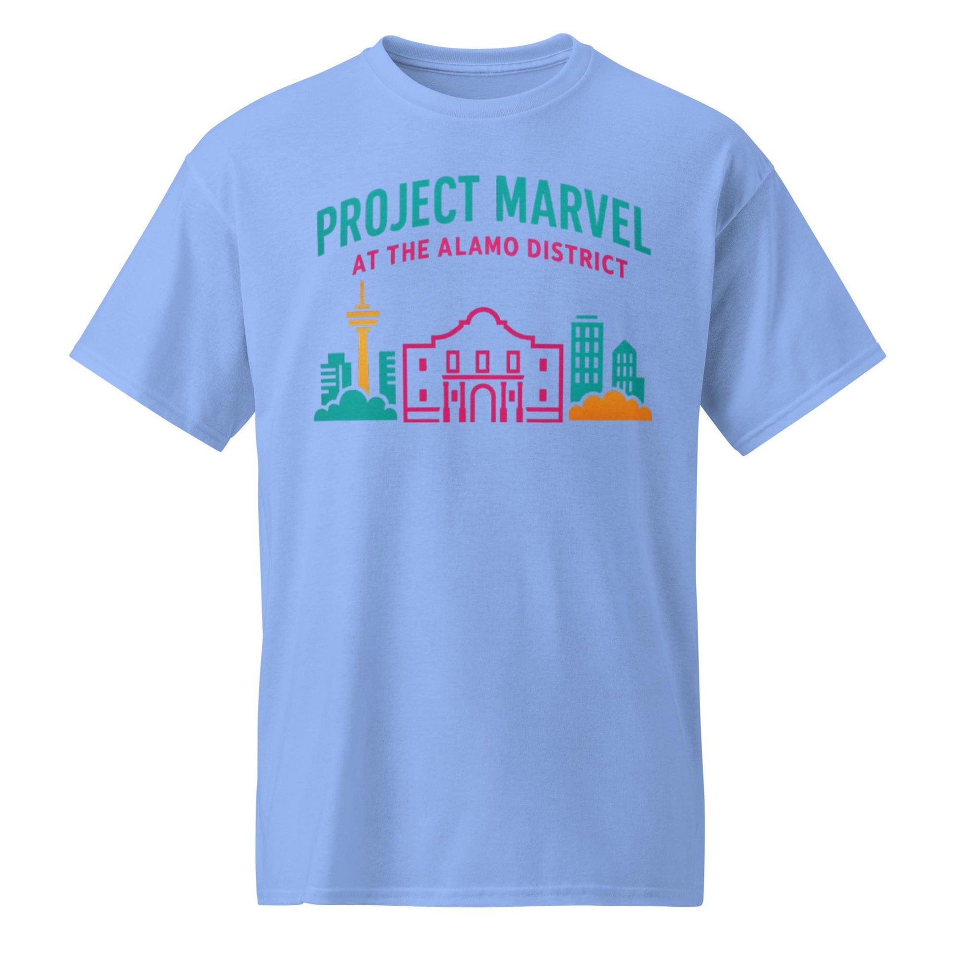 Project Marvel T-Shirt – Fiesta Skyline Edition | Alamo District Tee - DryBlend® T-Shirt