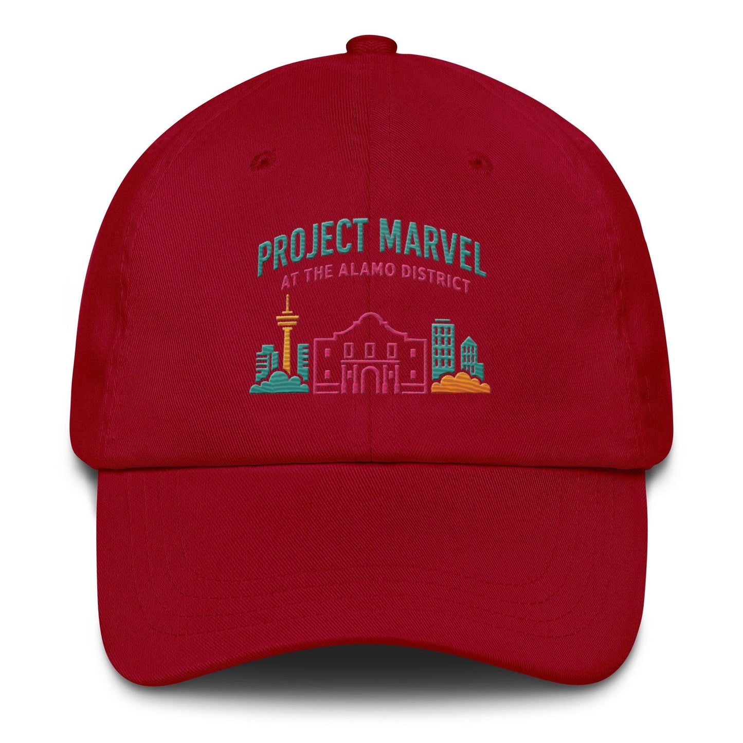 Project Marvel Cap – Fiesta Skyline Embroidered Hat | San Antonio Streetwear