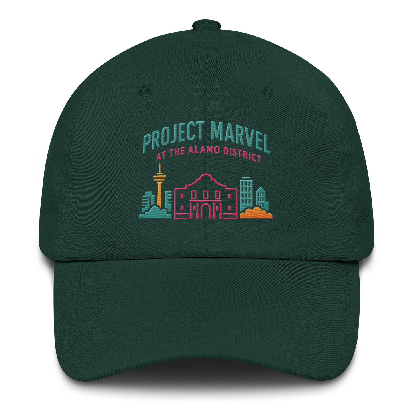 Project Marvel Cap – Fiesta Skyline Embroidered Hat | San Antonio Streetwear