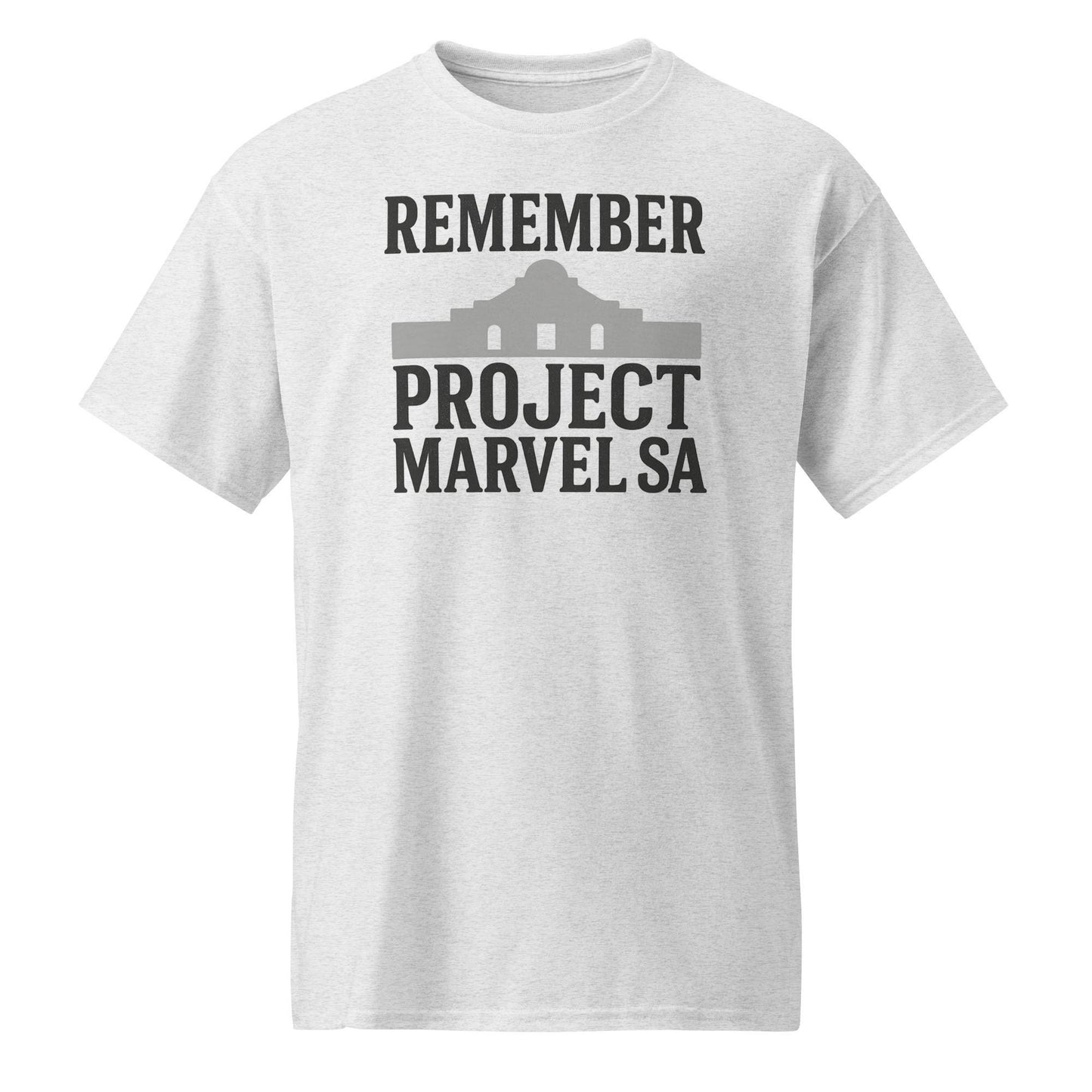 Project Marvel SA Shirt –San Antonio-Inspired Graphic Tee – Remember the Alamo City Streetwear – Texas Urban Style T-Shirt-DryBlend® T-Shirt