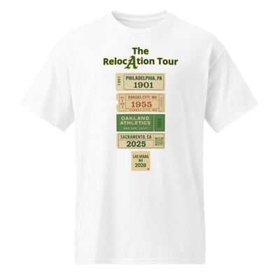 Athletics Relocation Tour Shirt – Now Featuring Las Vegas 2028!-DryBlend® T-Shirt