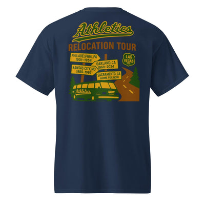 Athletics Relocation Tour Shirt – Now Featuring Las Vegas 2028!-DryBlend® T-Shirt