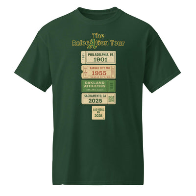 Athletics Relocation Tour Shirt – Now Featuring Las Vegas 2028!-DryBlend® T-Shirt