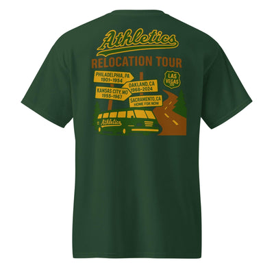 Athletics Relocation Tour Shirt – Now Featuring Las Vegas 2028!-DryBlend® T-Shirt