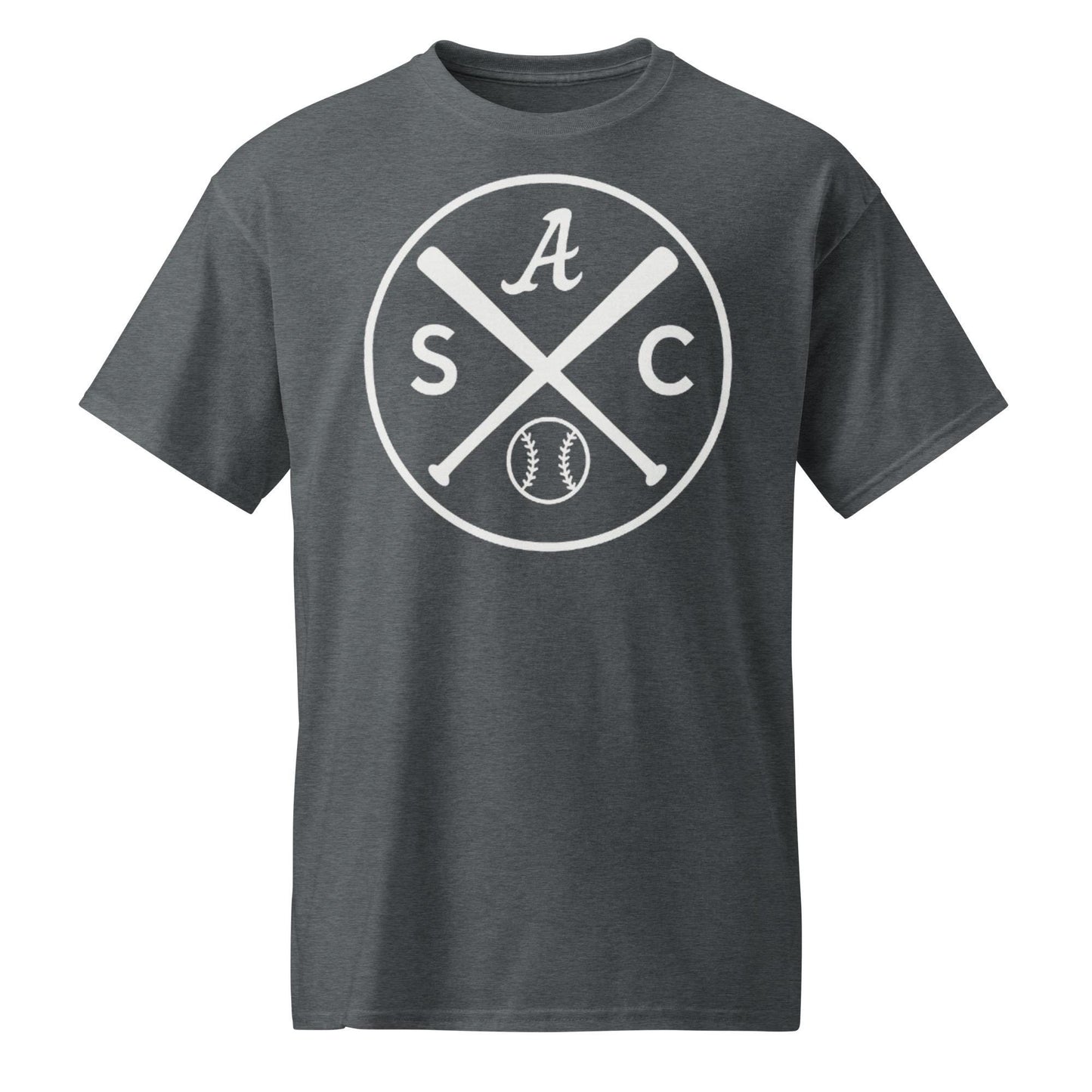SAC Baseball Logo Shirt – Sacramento Baseball Tee (white logo) DryBlend® T-Shirt
