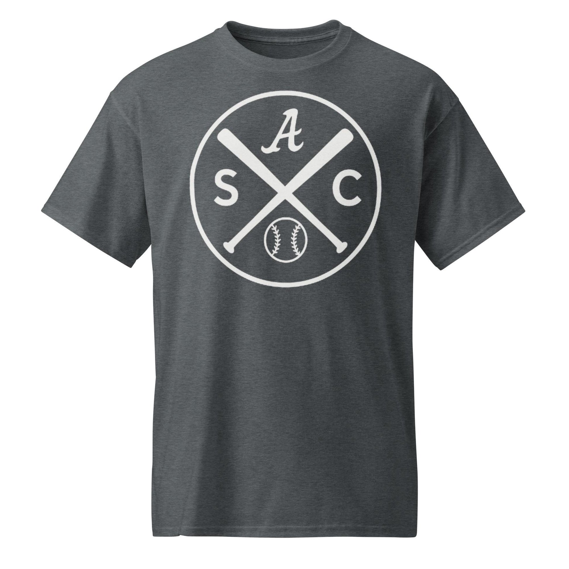 SAC Baseball Logo Shirt – Sacramento Baseball Tee (white logo) DryBlend® T-Shirt