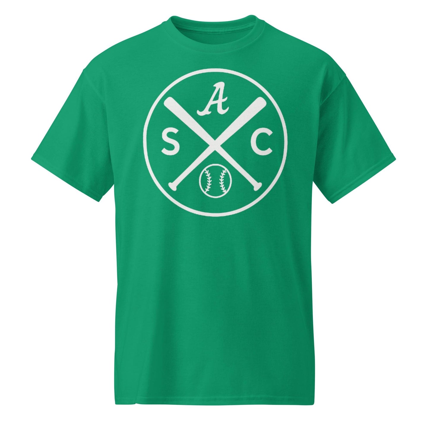 SAC Baseball Logo Shirt – Sacramento Baseball Tee (white logo) DryBlend® T-Shirt