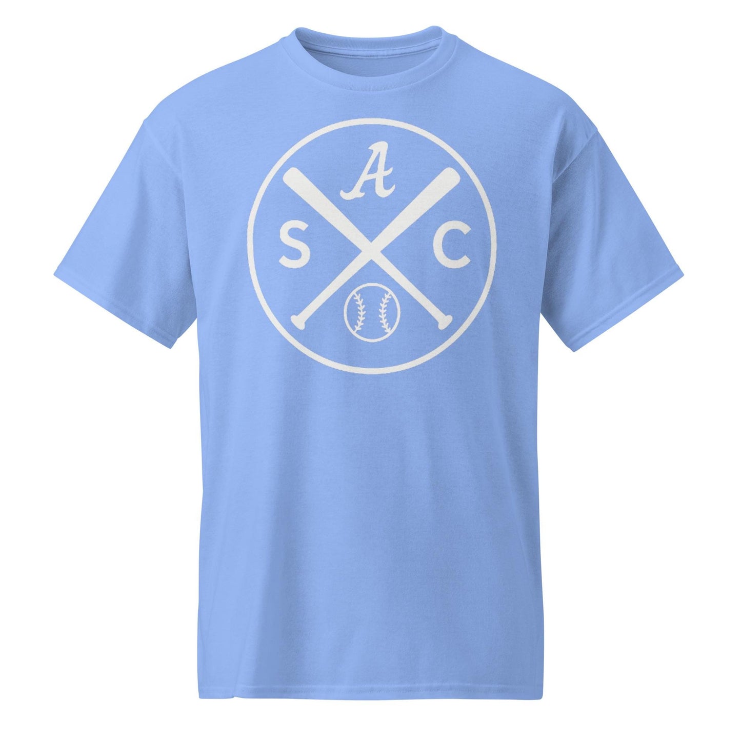 SAC Baseball Logo Shirt – Sacramento Baseball Tee (white logo) DryBlend® T-Shirt