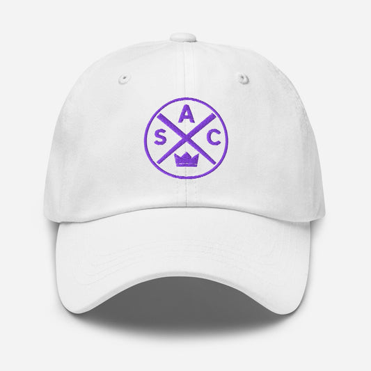 SAC Crown Logo Cap – Sacramento Kings Fan Hat (purple logo)