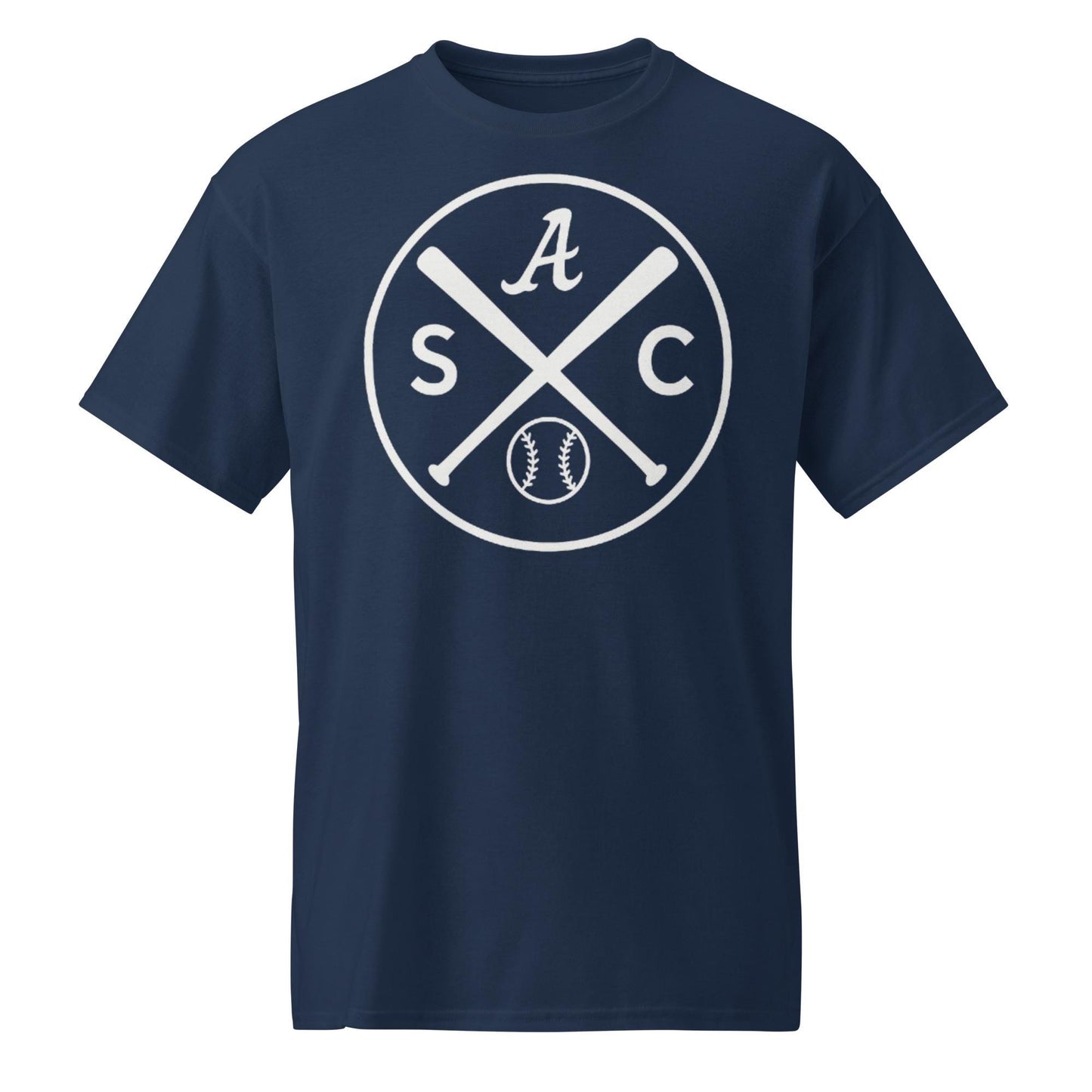 SAC Baseball Logo Shirt – Sacramento Baseball Tee (white logo) DryBlend® T-Shirt