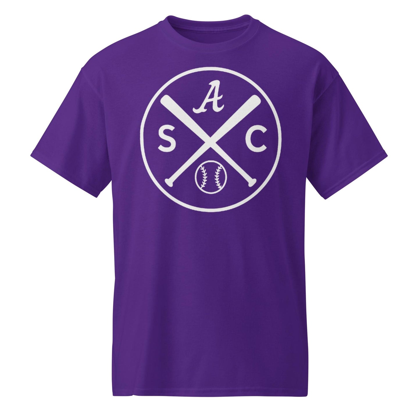 SAC Baseball Logo Shirt – Sacramento Baseball Tee (white logo) DryBlend® T-Shirt