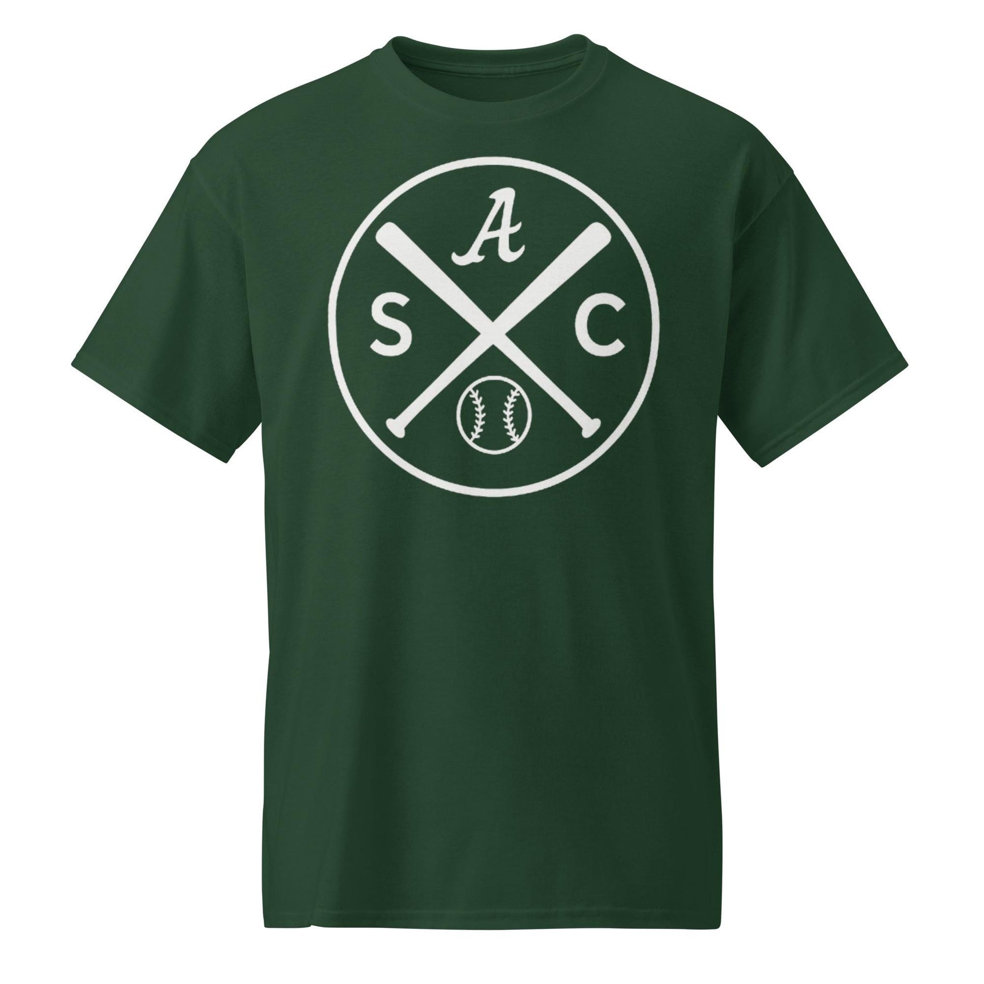 SAC Baseball Logo Shirt – Sacramento Baseball Tee (white logo) DryBlend® T-Shirt