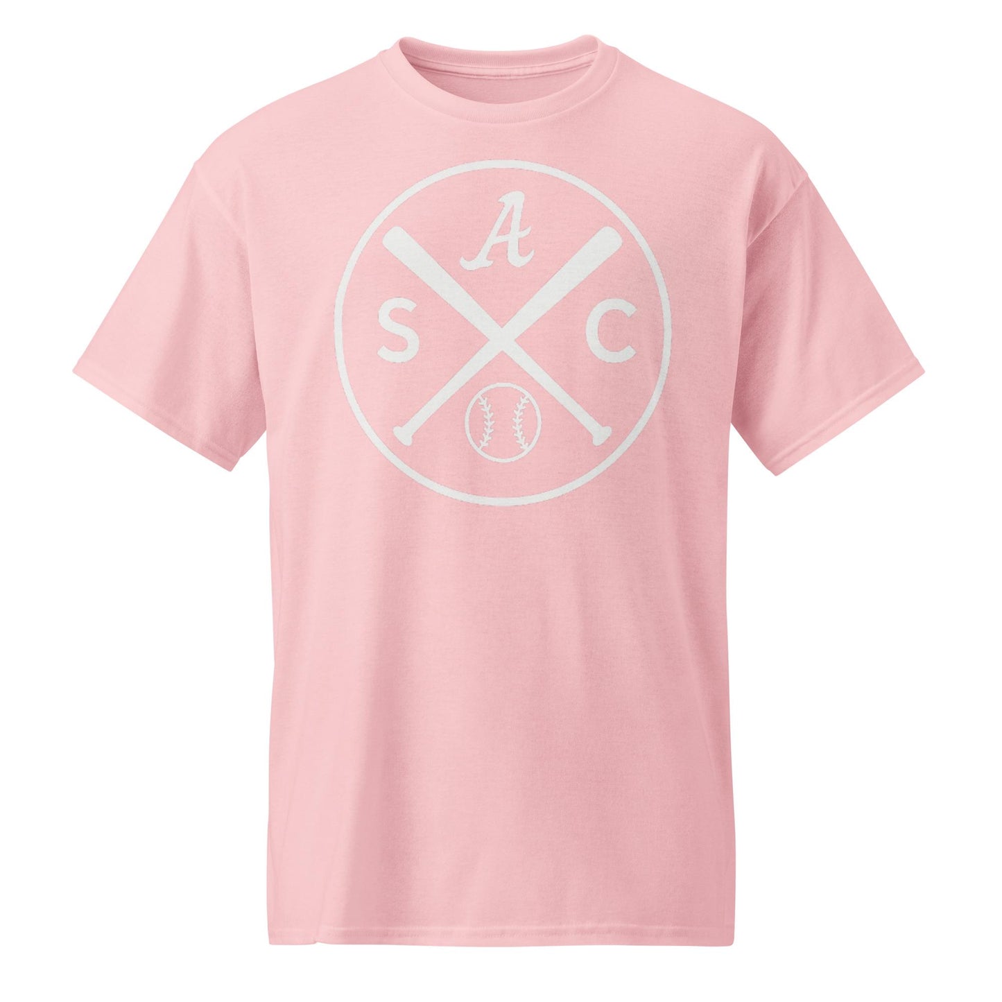 SAC Baseball Logo Shirt – Sacramento Baseball Tee (white logo) DryBlend® T-Shirt