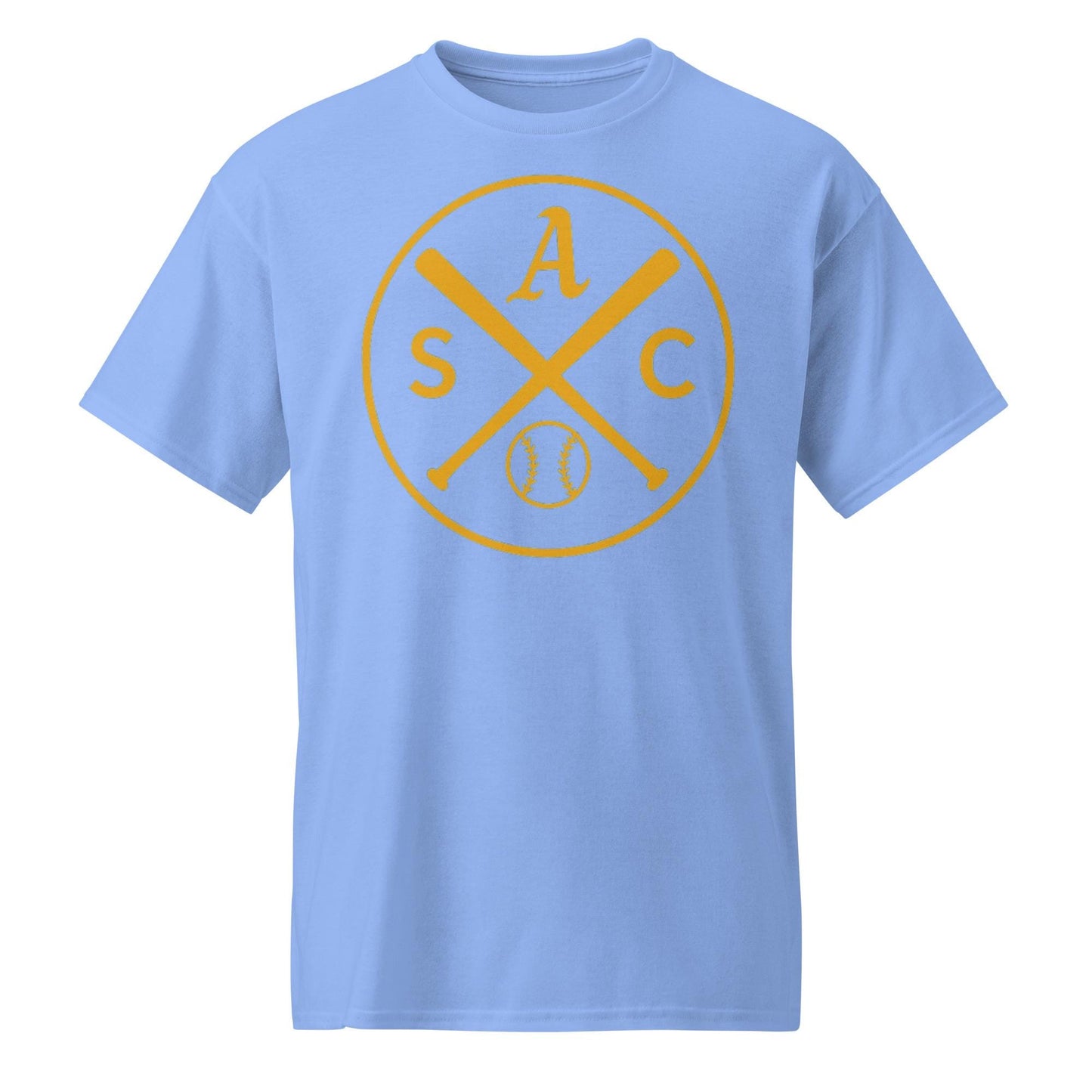 SAC Baseball Logo Shirt – Sacramento Baseball Tee (gold logo) DryBlend® T-Shirt