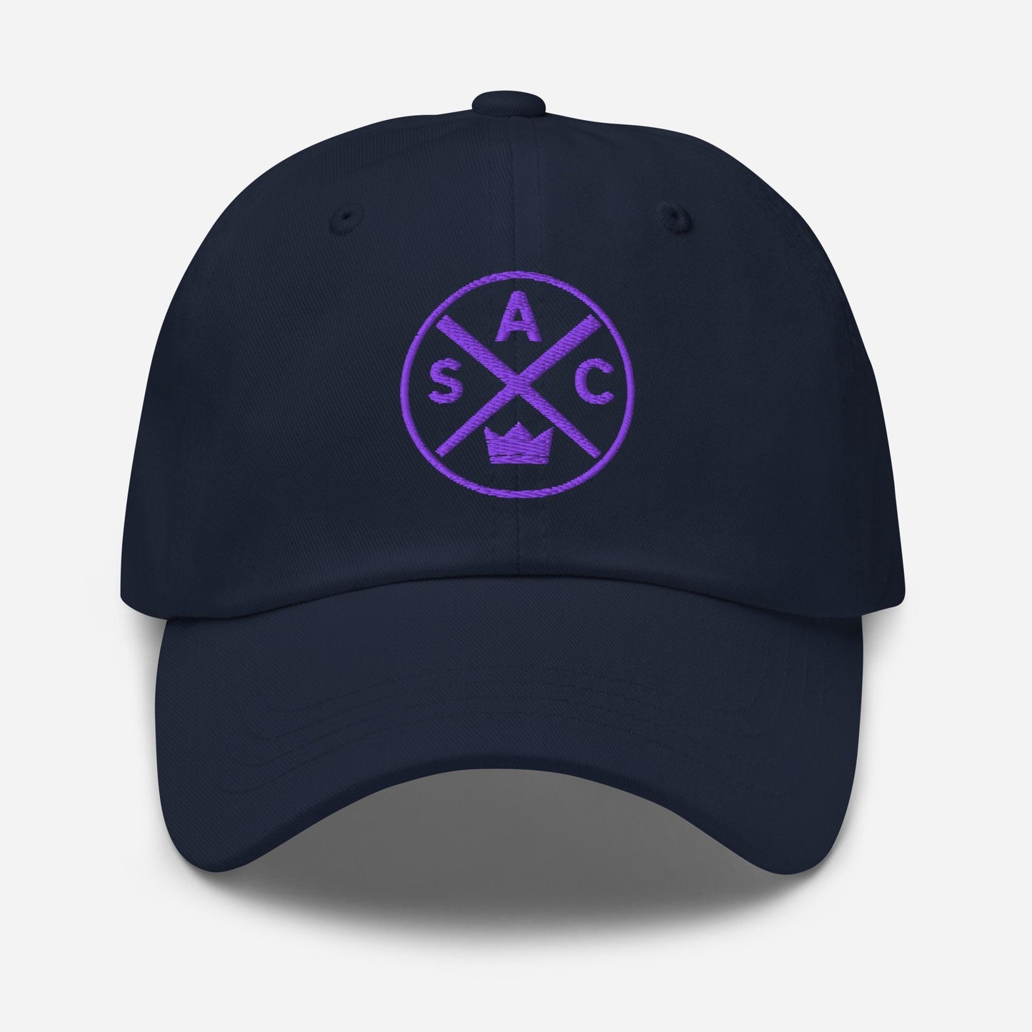 SAC Crown Logo Cap – Sacramento Kings Fan Hat (purple logo)