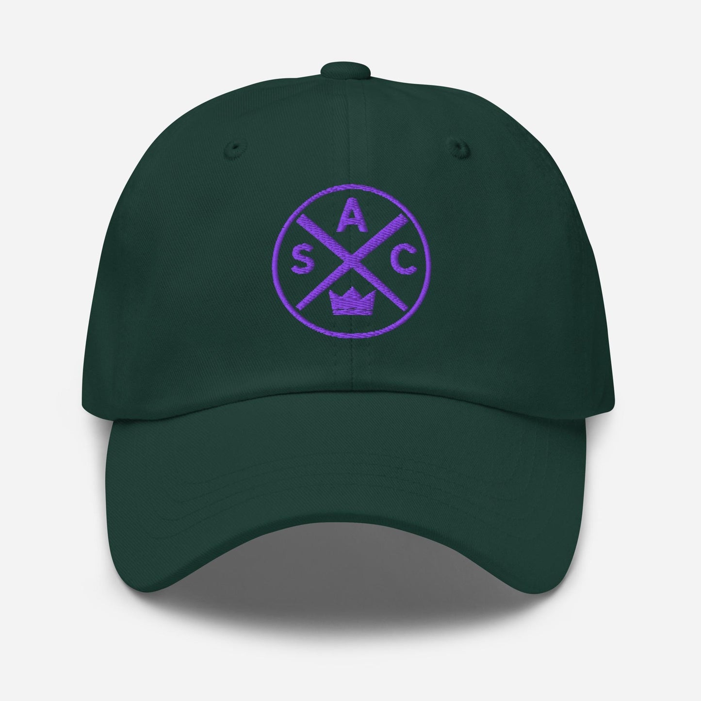 SAC Crown Logo Cap – Sacramento Kings Fan Hat (purple logo)