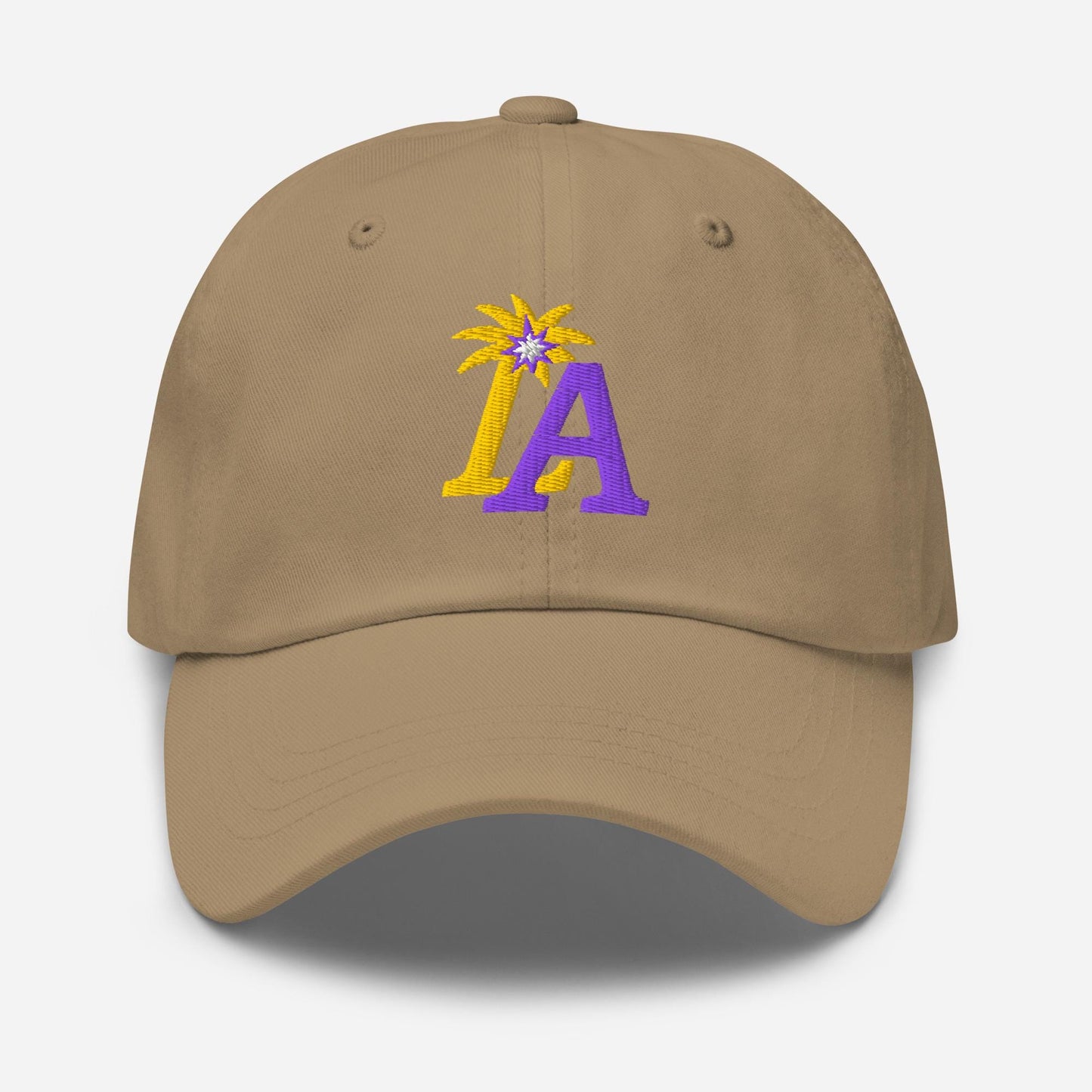 LA Palm Spark Cap – Purple and Gold Basketball Hat