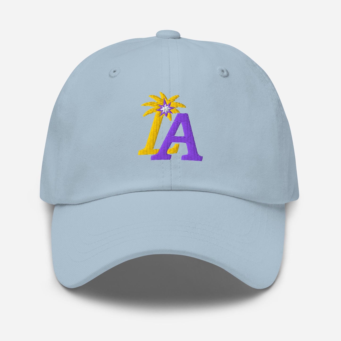LA Palm Spark Cap – Purple and Gold Basketball Hat